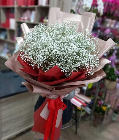 Букет цветов из: Гипсофила в Молзино