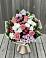 Букет цветов из: Альстромерии, Гвоздики, Розы и Хризантемы в Молзино