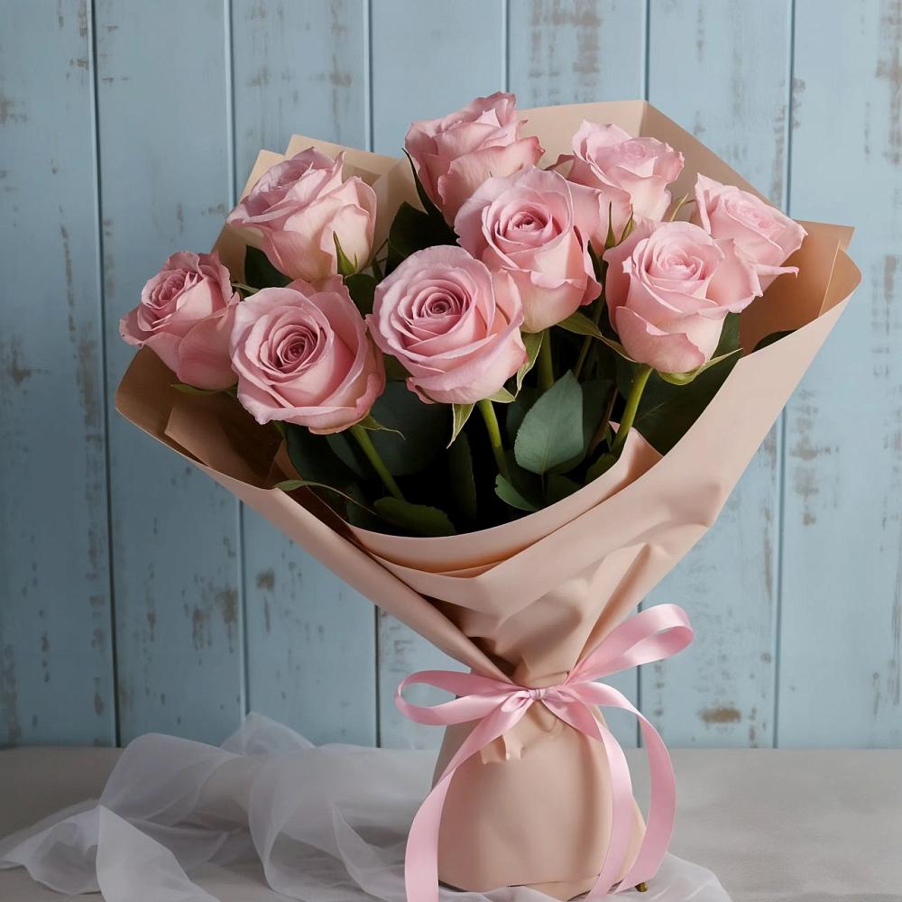 Букет цветов из: Розы в Молзино