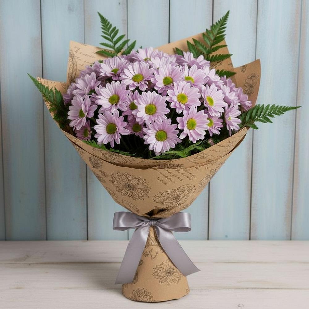 Букет цветов из: Хризантемы в Молзино