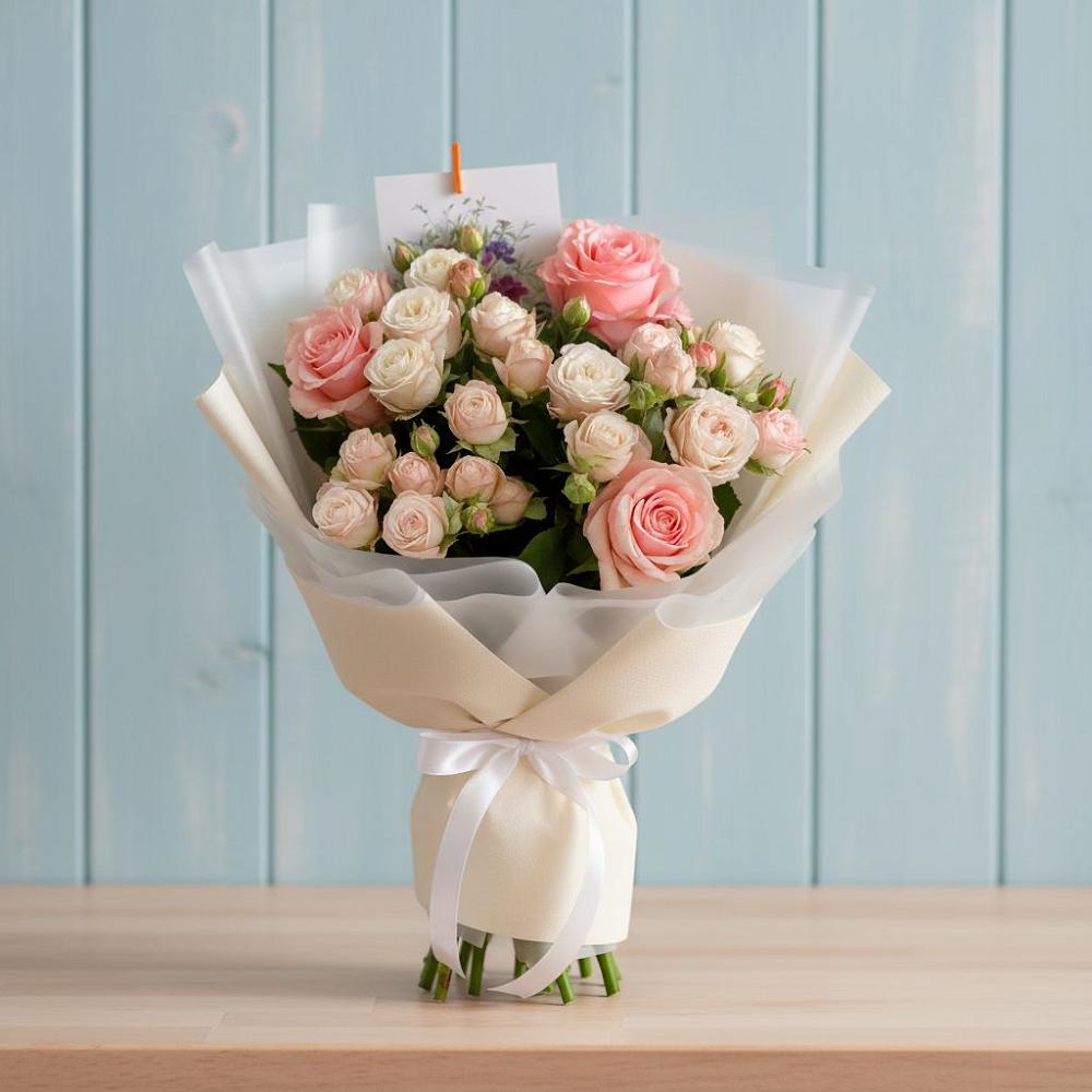 Букет цветов из: Розы в Молзино