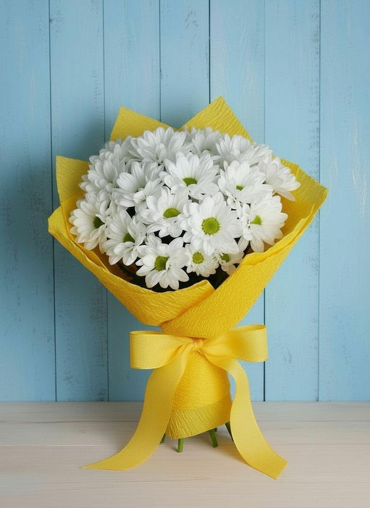 Букет цветов из: Хризантемы в Молзино