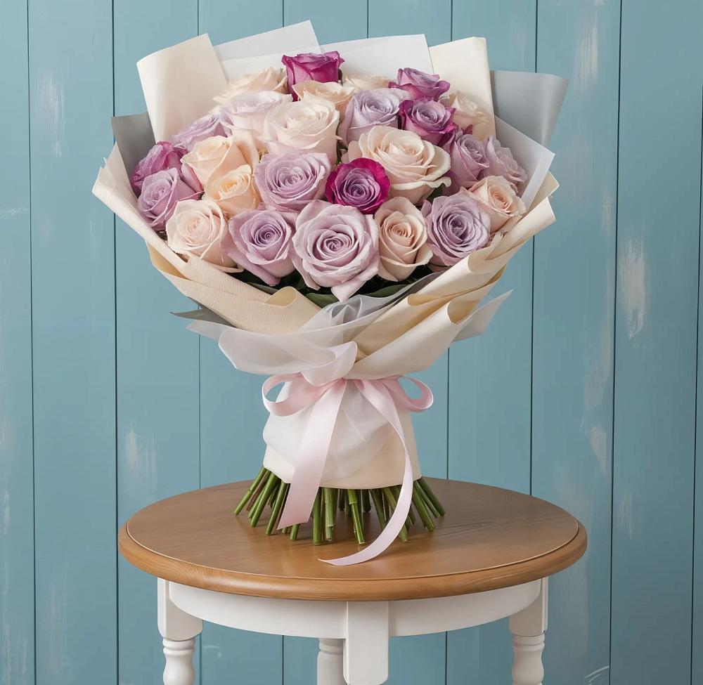 Букет цветов из: Розы в Молзино