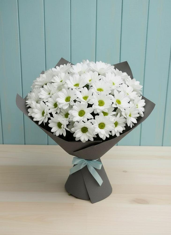 Букет цветов из: Хризантемы в Молзино