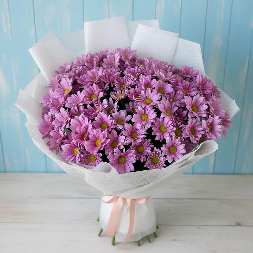 Букет цветов из: Хризантемы в Молзино