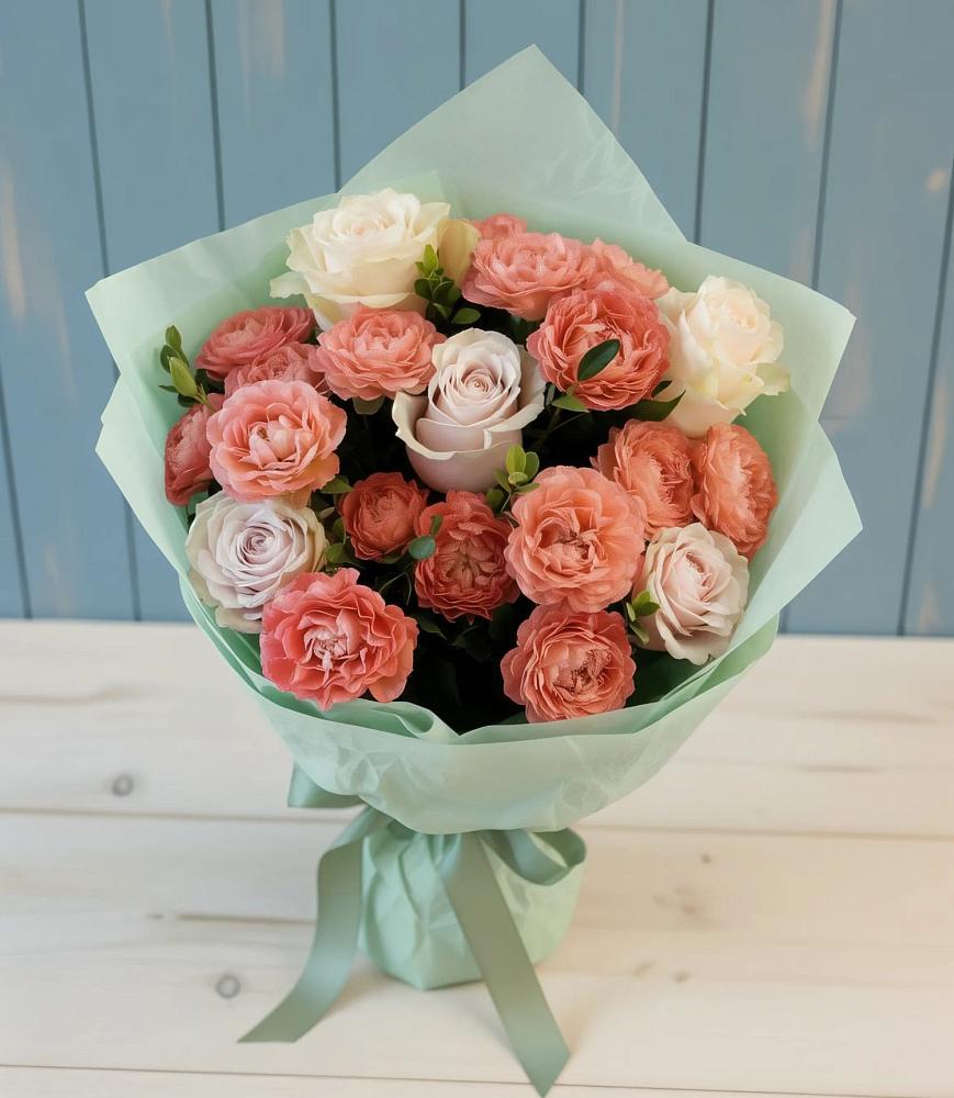 Букет цветов из: Розы в Молзино