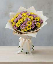 Букет цветов из:  Хризантемы в Молзино