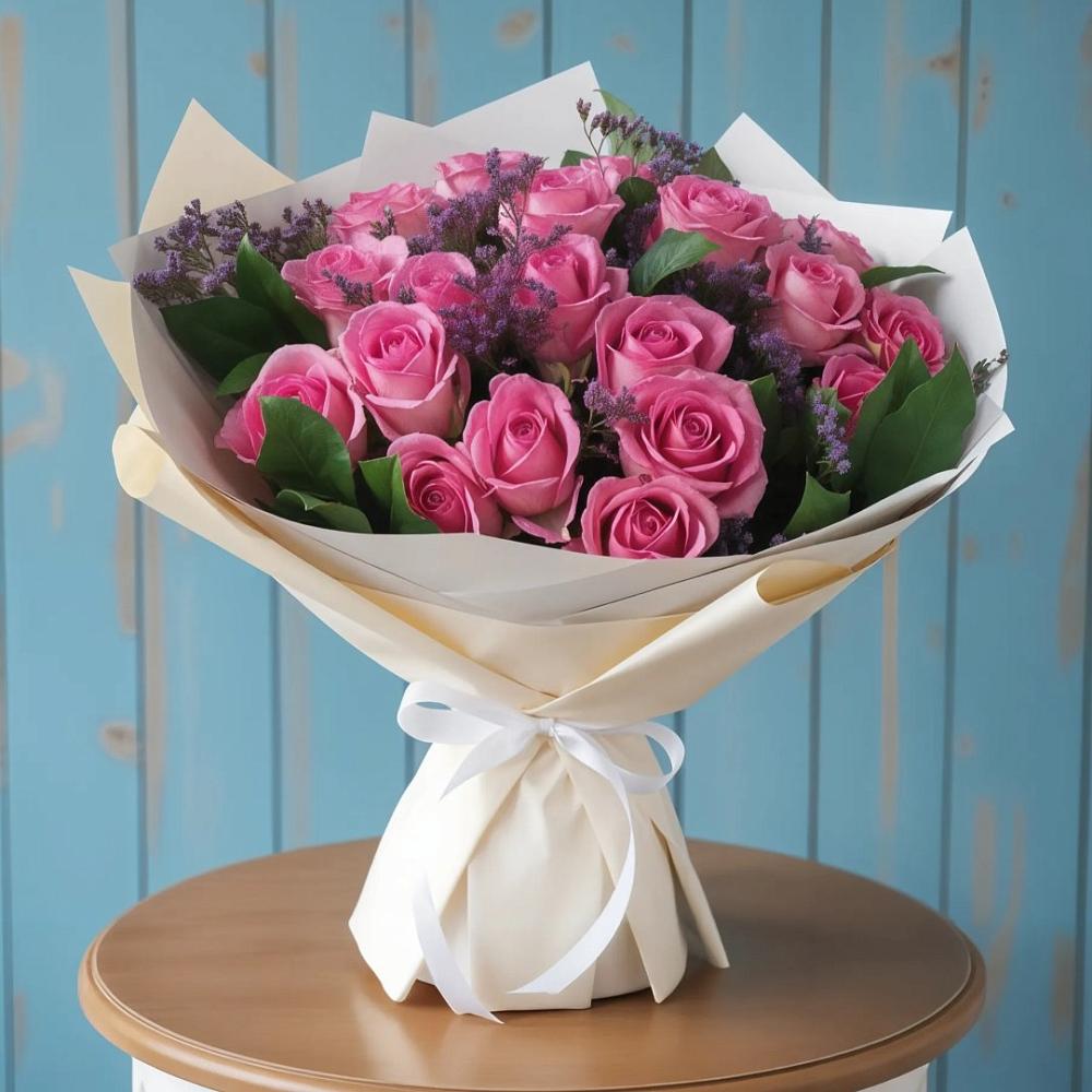 Букет цветов из: Розы в Молзино